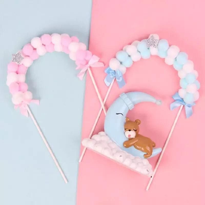 Pompom Ball Cake Topper Pompom Ball Cake Topper